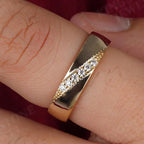 The Michael Band - Men’s Diamond Line Wedding Ring