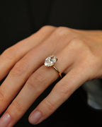 The Naomi Ring - Oval Solitaire Engagement Ring