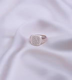 The Noah Ring - Square Diamond Signet Men’s Ring