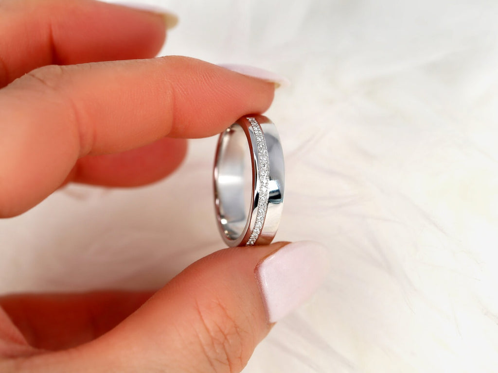 The Nolan Band - Men’s Modern Diamond Wedding Ring