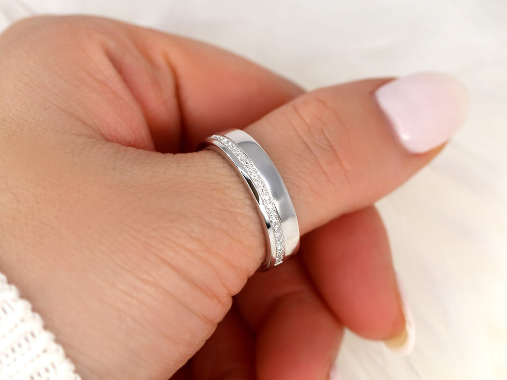 The Nolan Band - Men’s Modern Diamond Wedding Ring