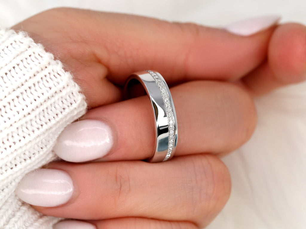 The Nolan Band - Men’s Modern Diamond Wedding Ring