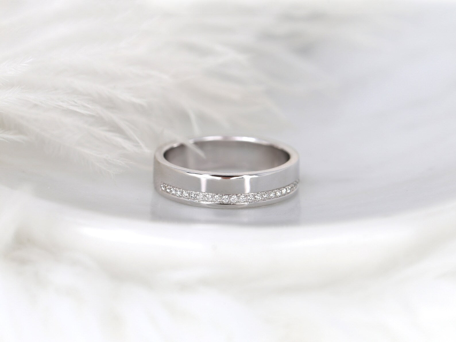 The Nolan Band - Men’s Modern Diamond Wedding Ring
