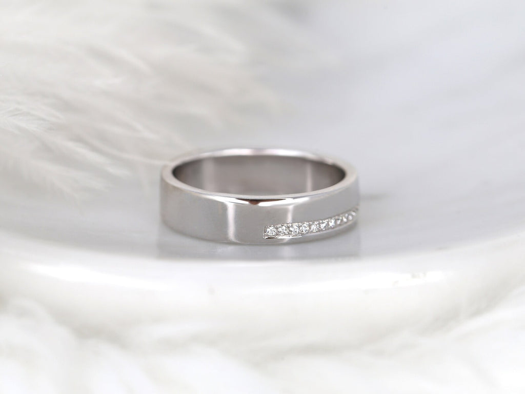 The Nolan Band - Men’s Modern Diamond Wedding Ring