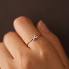 The Nyla Ring - X Motif Diamond Ring