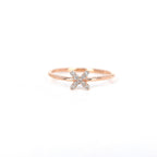 The Nyla Ring - X Motif Diamond Ring