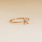 The Nyla Ring - X Motif Diamond Ring