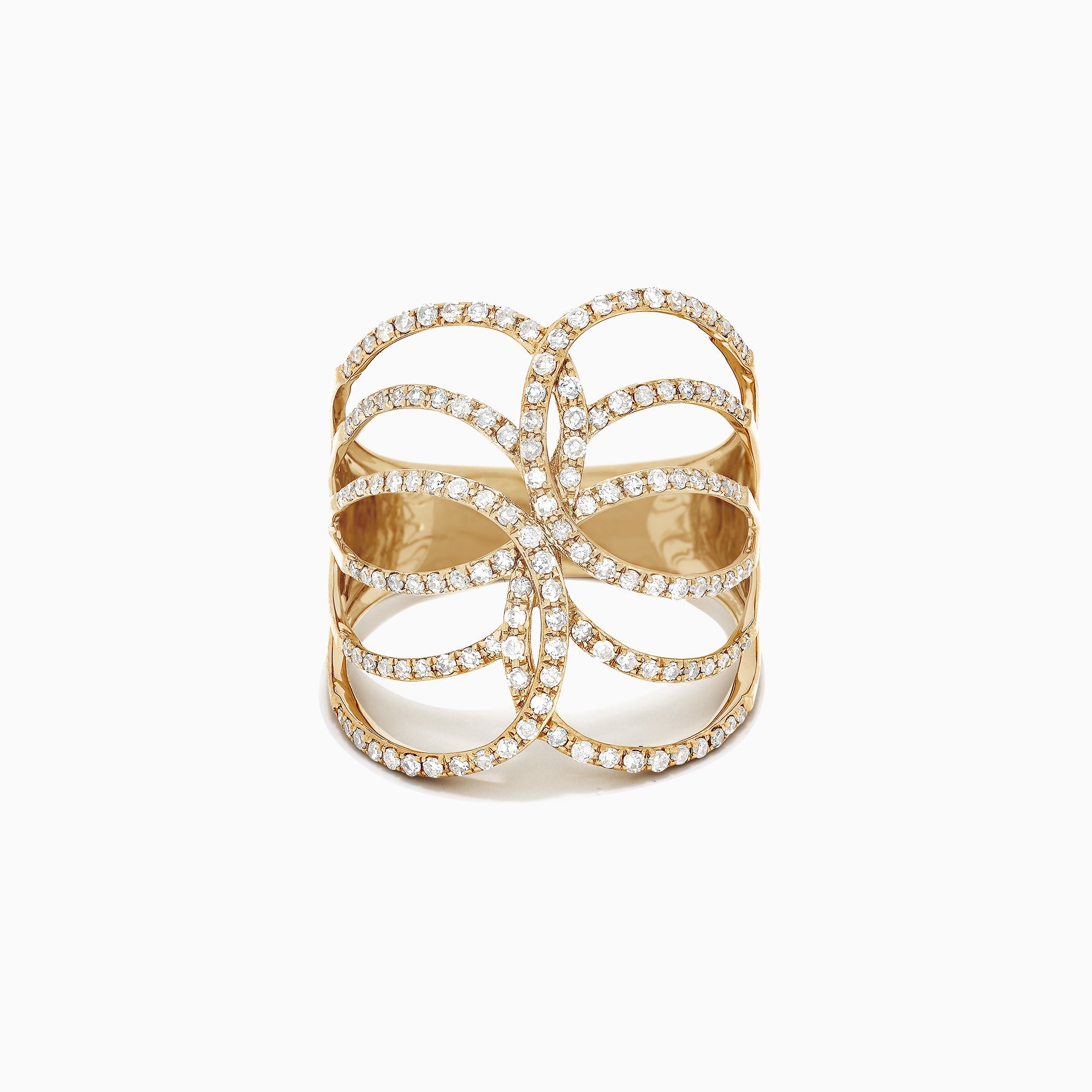 The Orlienne Ring - Diamond Infinity Lattice Ring