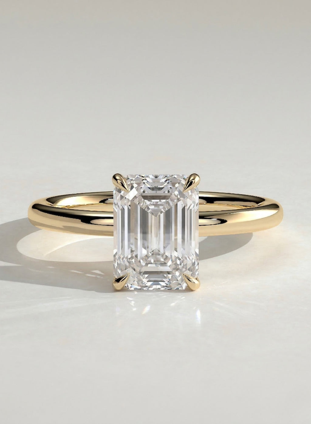 The Parker Ring - Emerald Cut Solitaire Engagement Ring