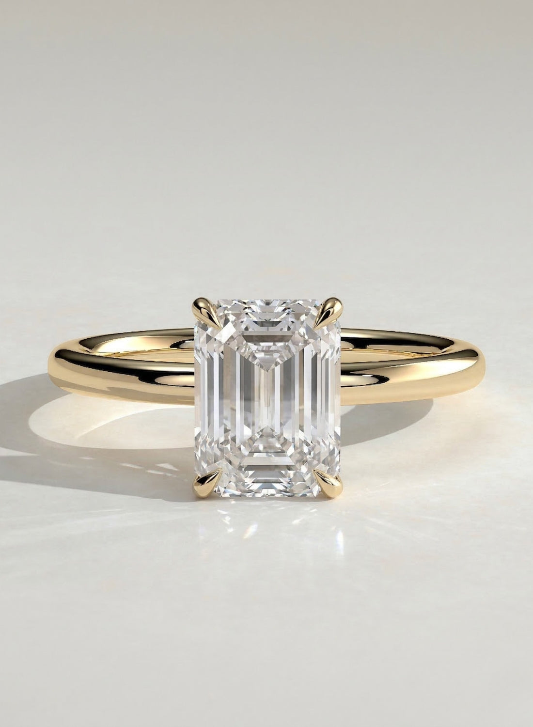 The Parker Ring - Emerald Cut Solitaire Engagement Ring