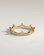 The Reina Band - Diamond Crown Ring
