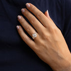 The Scarlett Ring - Oval Floral Cluster Diamond Ring