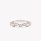 The Selene Band - Graduated Baguette Contour Band