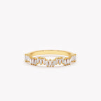 The Selene Band - Graduated Baguette Contour Band