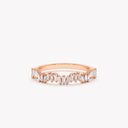 The Selene Band - Graduated Baguette Contour Band