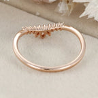 The Serina Ring - Diamond Crown Contour Band