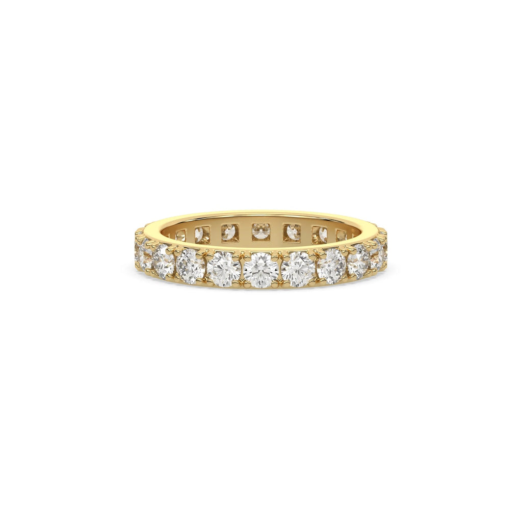 The Soren Band - Shared Prong Full Eternity Band in Silver