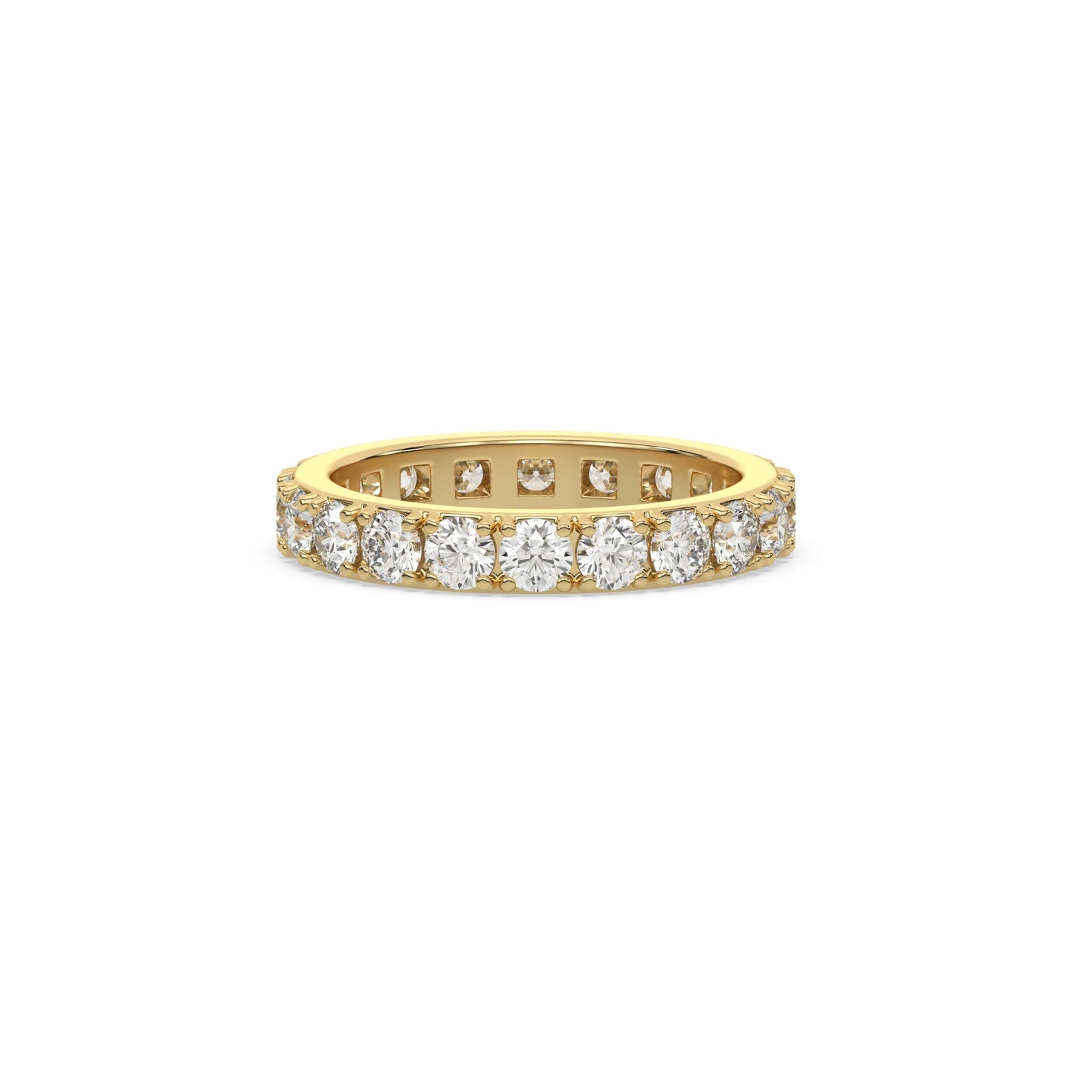 The Soren Band - Shared Prong Full Eternity Band in Silver