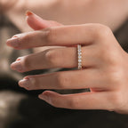 The Soren Band - Shared Prong Full Eternity Band in Silver