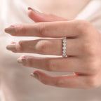 The Sorène Band - Bezel Full Eternity Band in Silver