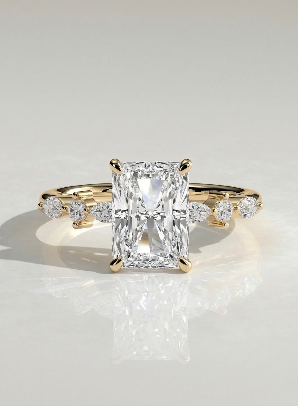 The Sydney Ring - Radiant Scattered Band Ring