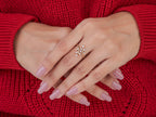 The Sylune Ring - Diamond Leaf Vine Ring