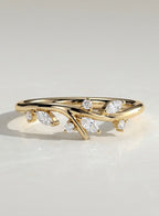 The Sylva Ring - Nature Inspired Diamond Branch Ring
