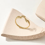 The Sylvie Band - Diamond Leaf Vine Ring