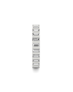 The Tatum Band - Baguette Bar-Set Eternity Band