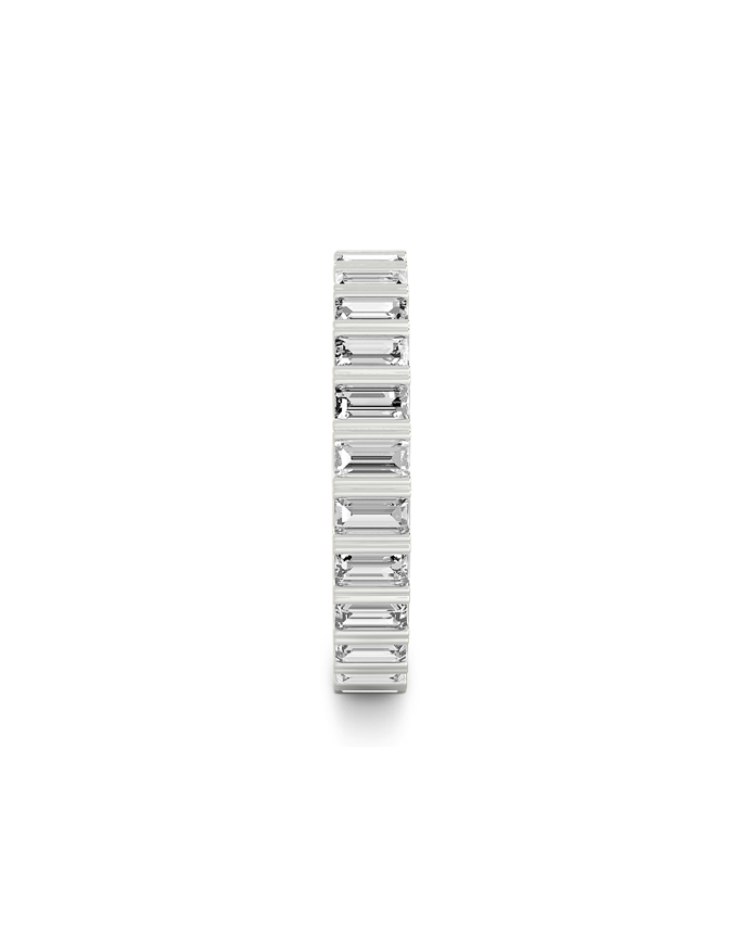 The Tatum Band - Baguette Bar-Set Eternity Band