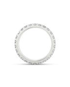 The Tatum Band - Baguette Bar-Set Eternity Band