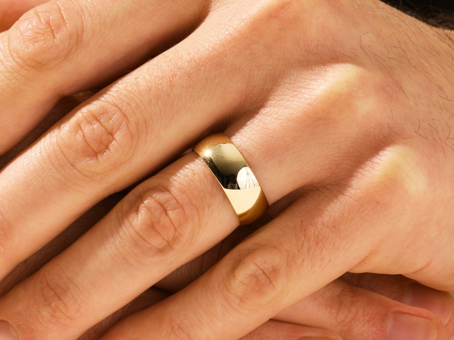 The Thomas Band - Classic Domed Men’s Wedding Band