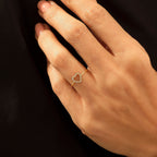 The Valentina Ring - Open Heart Diamond Ring