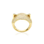 The Veloura Ring - Pavé Diamond Lip Ring