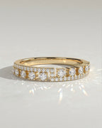 The Virexo Ring - Modern Diamond Bar Ring