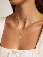 Tiny Diamond Station Necklace