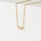 Tiny Evil Eye Diamond Necklace