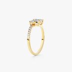 Toi et Moi Double Heart Diamond Ring
