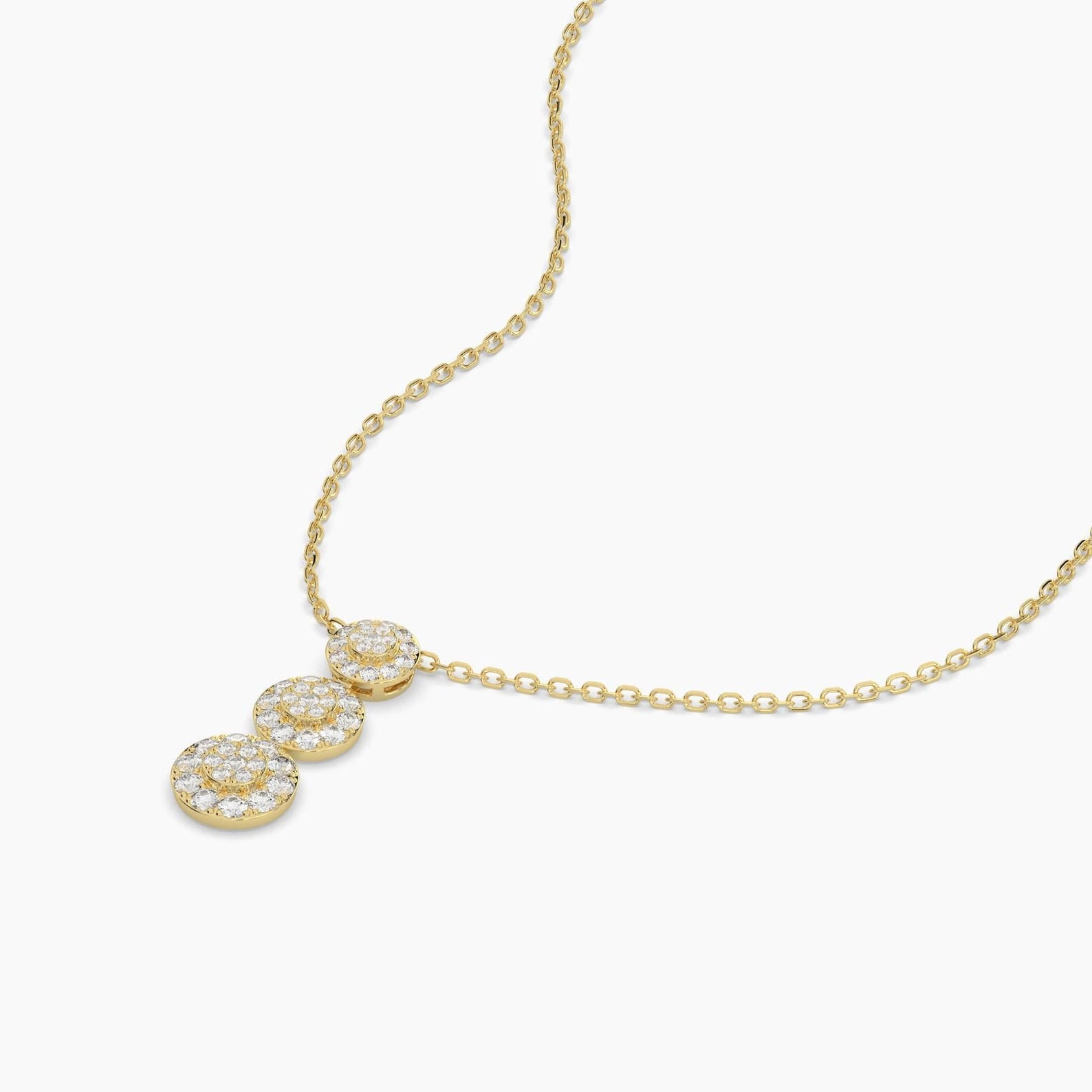 Trinity Glow Diamond Necklace