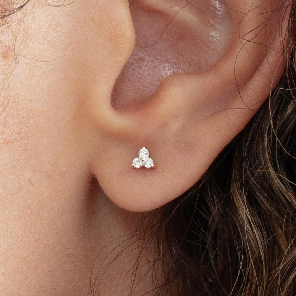 Trio Diamond Studs