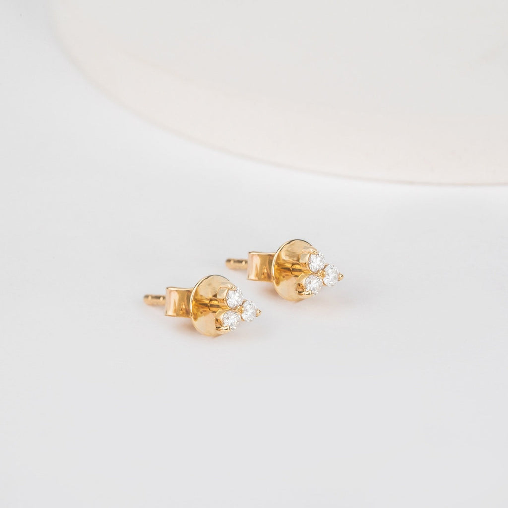 Trio Diamond Studs