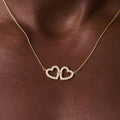 Twin Heart Diamond Necklace