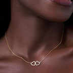 Twin Heart Diamond Necklace