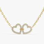 Twin Heart Diamond Necklace