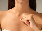 Twist Solitaire Pendant Necklace
