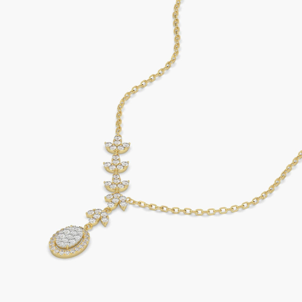 Verdant Drop Diamond Necklace