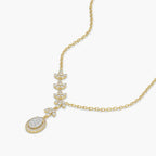 Verdant Drop Diamond Necklace