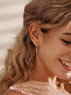 Vine Drop Hoops Earring