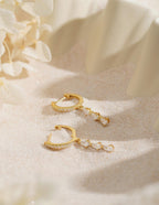 Vine Drop Hoops Earring