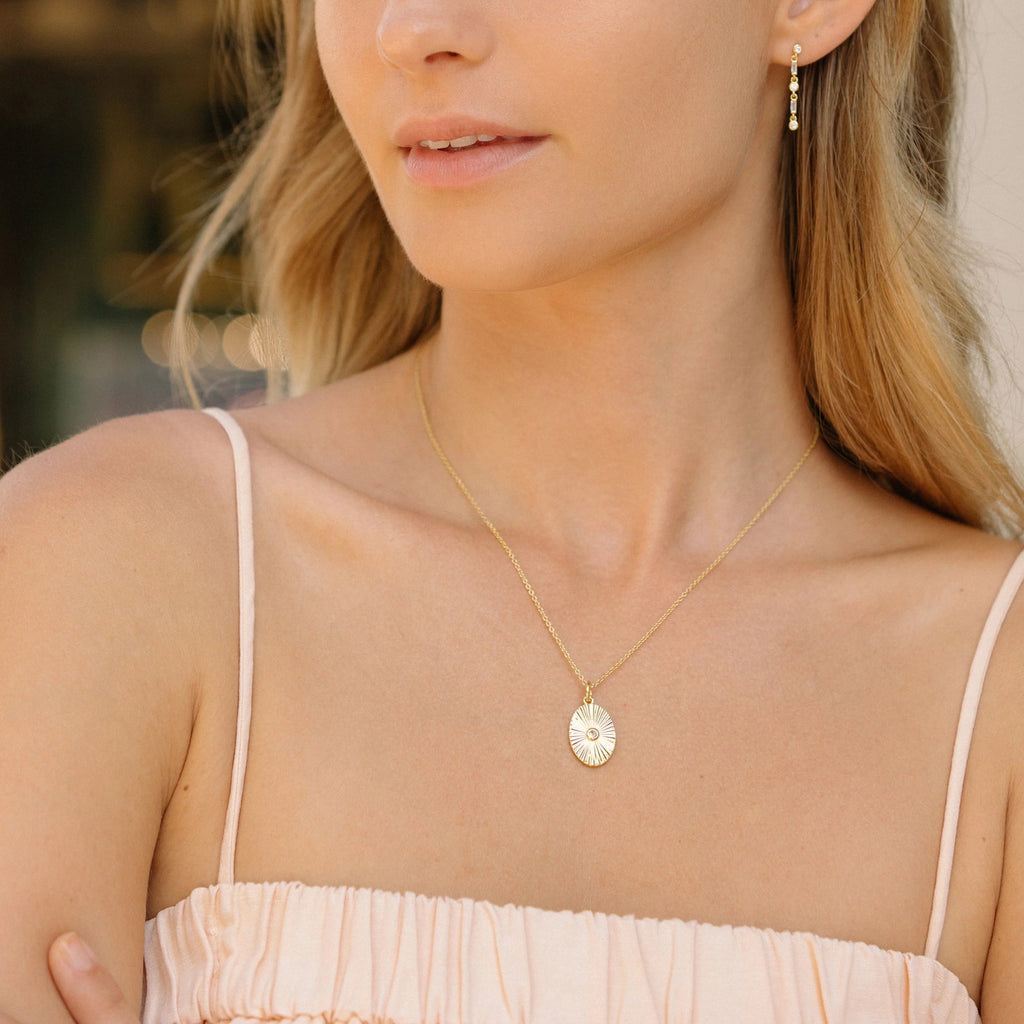 Vintage Sunray Necklace